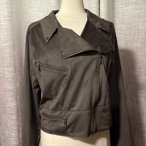 NWT Anthropologie Hutch grey moto jacket - Picture 3 of 13